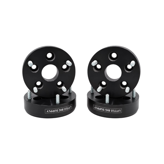 Little Big Supply™ compatible with Toyota Prius, Corolla, Matrix & Pontiac Vibe Wheel Adapters – 4pc 2" Chamfered 5x100 to 4x156 Spacer Kit