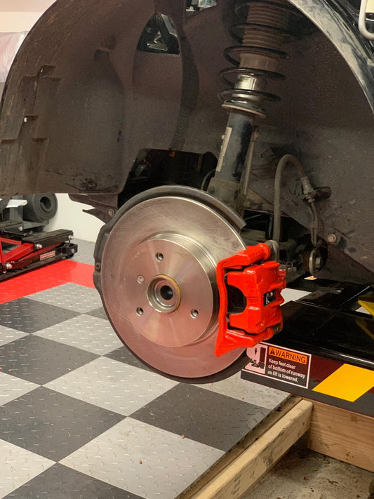 Red Brake Caliper Paint