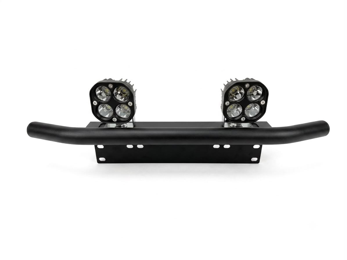Little Big Supply™High Performance LED Pod Front Bumper Bull Bar with License Plate Mount Bracket
