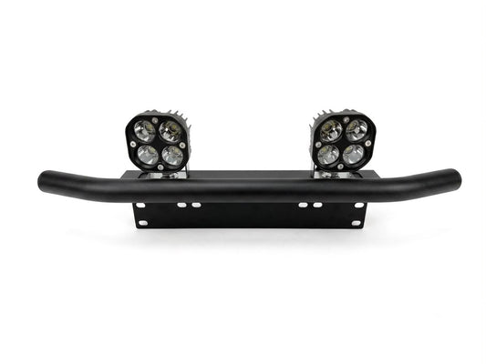 LED pod bull bar license plate mount with two square LED pods – photo 1
