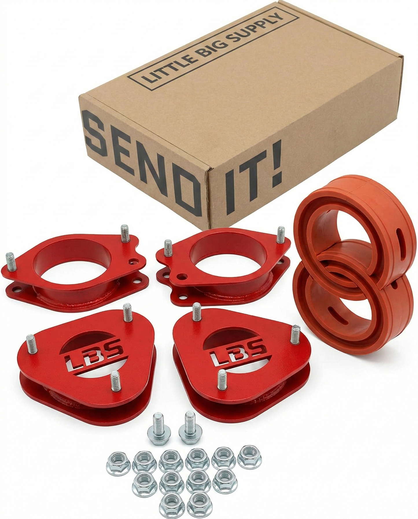 Little Big Supply™ 2" Complete Lift Kit compatible with 2004–2009 Toyota Prius, 2003–2008 Toyota Matrix, Toyota Corolla & Pontiac Vibe